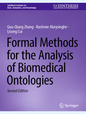 cover image of Formal Methods for the Analysis of Biomedical Ontologies